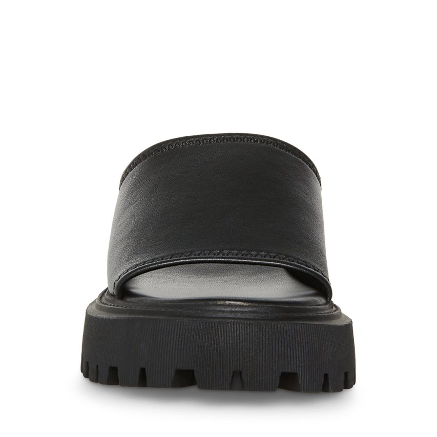 Sandalias de Plataforma Steve Madden Sophina Cuero Mujer Negras | ES UD1892